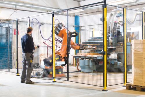 Axelent élément mural pour grille de protection de machine, hauteur x largeur 1900 x 400 mm