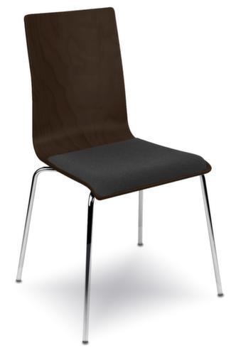 Nowy Styl Chaise coque en bois avec piètement 4 pieds