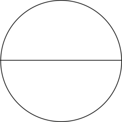 Table polyvalente, Ø 1600 mm, panneau érable
