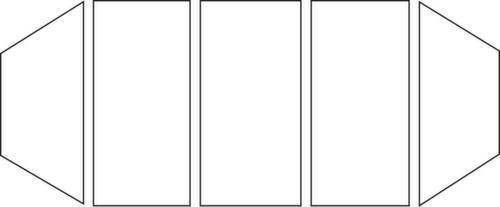 Table polyvalente, largeur x profondeur 1600 x 800 mm, panneau érable