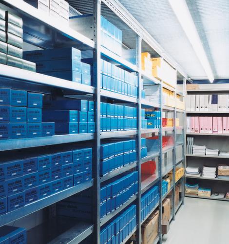 META Rayonnage de stockage, hauteur x largeur x profondeur 2000 x 3068 x 436 mm, 5 tablettes