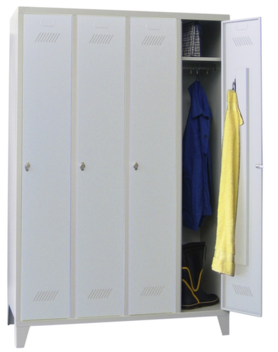 PAVOY Armoire vestiaire Basis avec 4 compartiments, largeur de compartiment 300 mm
