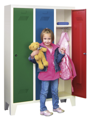 PAVOY Armoire vestiaire Basis pour écoles maternelles