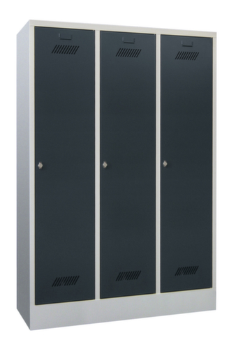 PAVOY Armoire vestiaire Basis avec 3 compartiments, largeur de compartiment 400 mm