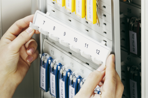 Durable Porte-clés en aluminium, 72 crochets