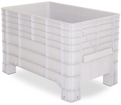 Grands conteneurs, capacité 276 l, gris, 4 pieds