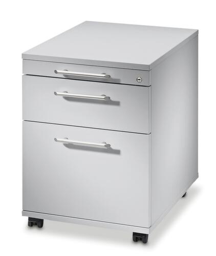 Conteneur à roulettes Solid avec tiroir HR, 1 tiroir(s), blanc/blanc