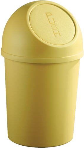 helit Poubelle « Push », 13 l, jaune