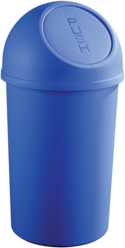 helit Poubelle « Push », 45 l, bleu