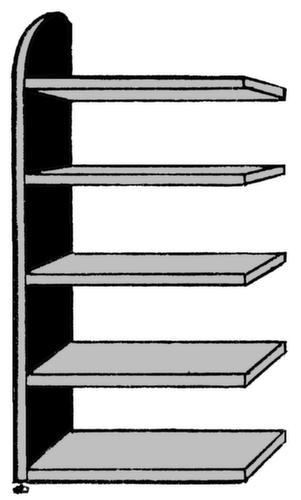 Etagère de bureau autoconstruite, largeur 820 mm, 5 tablettes