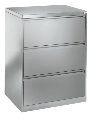 C+P Armoire pour fiches, 2 rangées, RAL7035 gris clair/RAL7035 gris clair