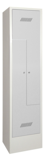PAVOY Armoire vestiaire Z Basis avec 2 compartiments, largeur de compartiment 400 mm