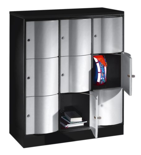 C+P armoire multicases Resisto, 9 compartiments