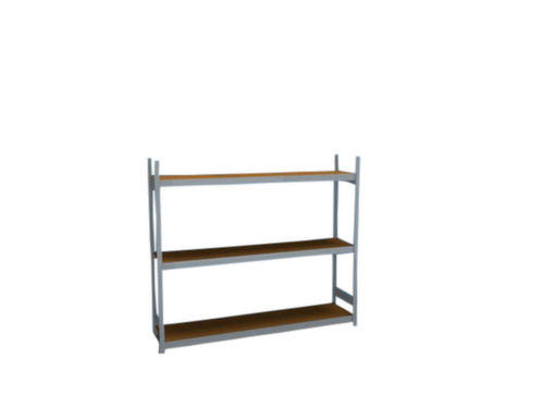 hofe Rayonnage grande largeur avec tablettes en bois