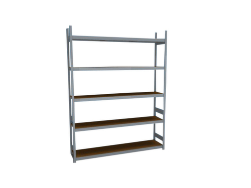 hofe Rayonnage grande largeur avec tablettes en bois