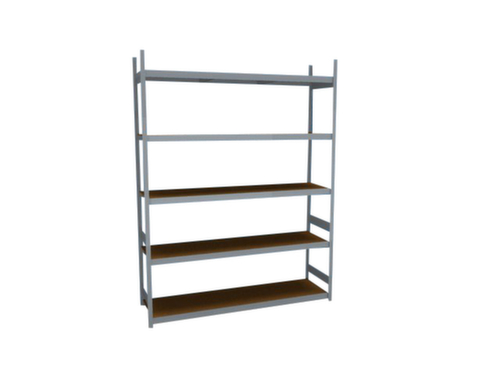 hofe Rayonnage grande largeur avec tablettes en bois