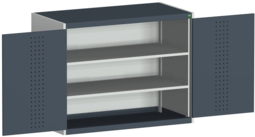bott Armoire à plaques perforées cubio, 2 tablettes