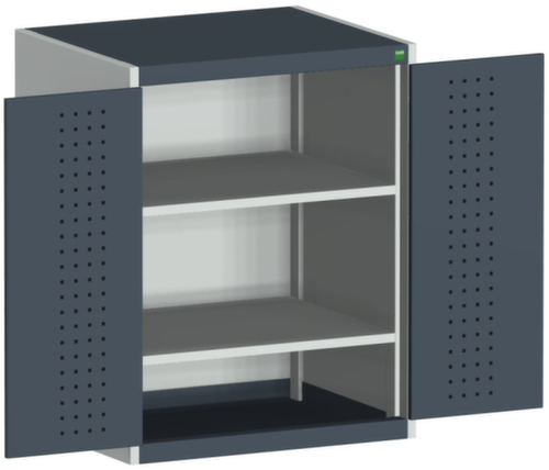 bott Armoire à plaques perforées cubio, 2 tablettes