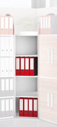 Etagère de bureau autoconstruite, largeur 620 mm, 5 tablettes