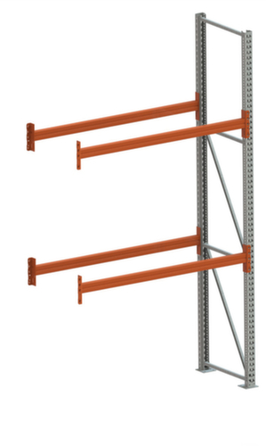 META Rayonnage à palettes MULTIPAL pour 3 palettes, largeur 1825 mm, 3 niveaux de stockage