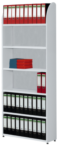 Etagère de bureau autoconstruite, largeur 1020 mm, 6 tablettes