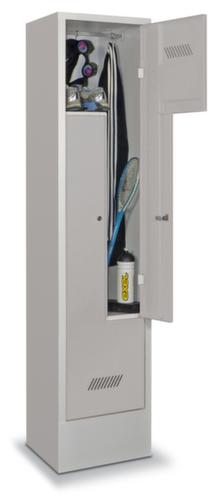 PAVOY Armoire vestiaire Z Basis avec 2 compartiments, largeur de compartiment 400 mm