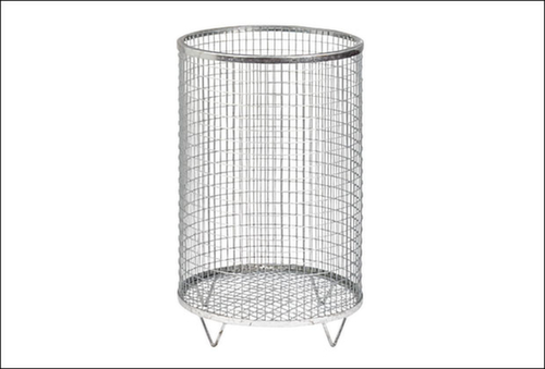 Poubelle en grillage métallique galvanisé, 75 l