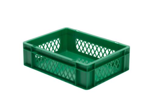 Bac gerbable norme Europe parois ajourées, vert, capacité 10 l