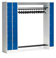 C+P Vestiaire à casiers Classic avec 15 casiers, largeur 2760 mm