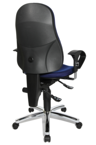 Topstar siège de bureau pivotant Sitness 10 avec mécanisme de contact permanent, bleu