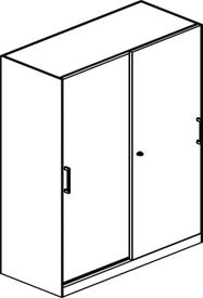 C+P Armoire à portes coulissantes Asisto