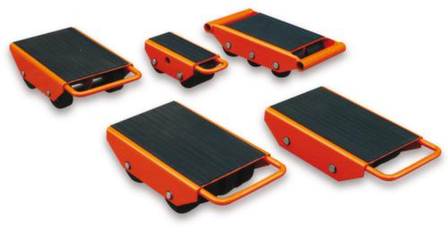 RAPIDLIFT Rouleau de transport lourd avec plaque de support antidérapante, force 6000 kg