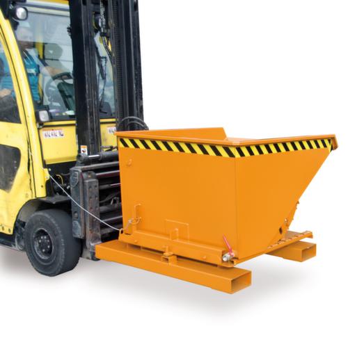 Benne basculante copeaux 3 côtés