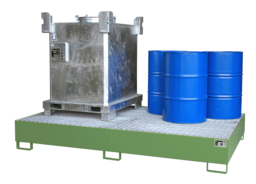 Bauer Bac de rétention pour IBC,pour 2 x IBC