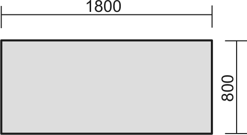 Gera Bureau à hauteur réglable Pro avec piètement en C argent