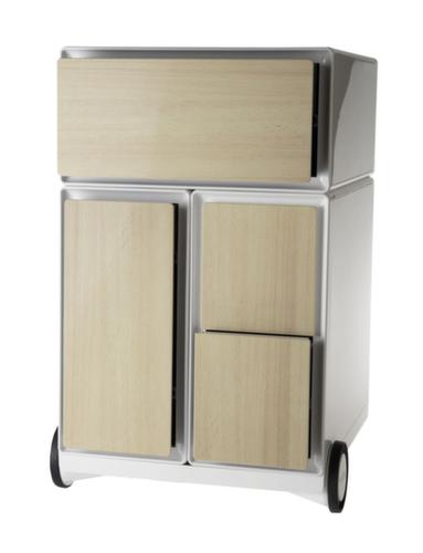 Paperflow Conteneur à roulettes easyBox avec tiroir HR, 3 tiroir(s), blanc/hêtre