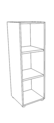 Quadrifoglio Rayonnage de bureau T45, largeur 430 mm, 3 HC, blanc
