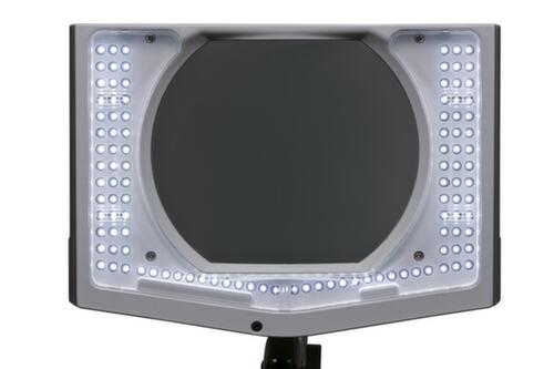 MAUL Lampe loupe MAULvitrum à tête rectangulaire, lumière blanc froid (blanc lumière du jour), noir