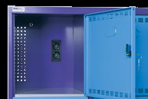 Thurmetall armoire multicases, 8 compartiments