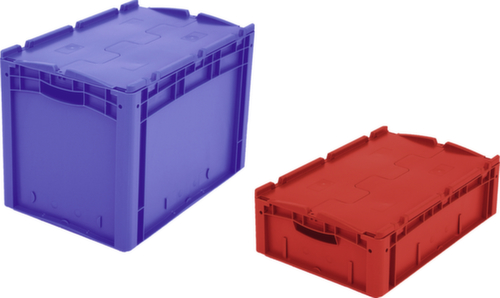 BITO Bac gerbable norme Europe avec couvercle rabattable