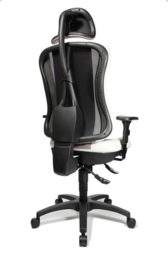 Topstar Siège de bureau pivotant Head Point RS, gris/blanc