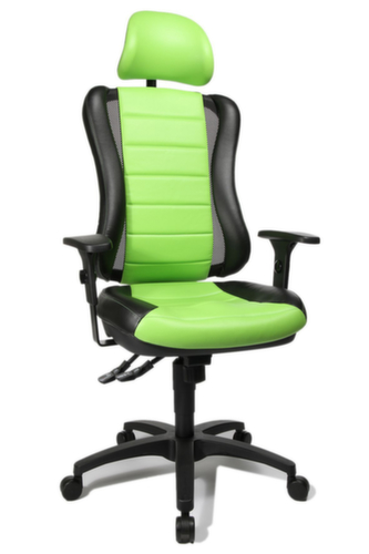 Topstar Siège de bureau pivotant Head Point RS, vert/noir