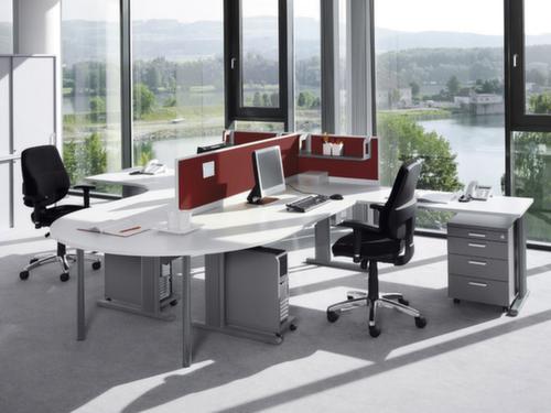 Nowy Styl Panneau d'attachement E10 pour table de bureau, largeur 1600 mm