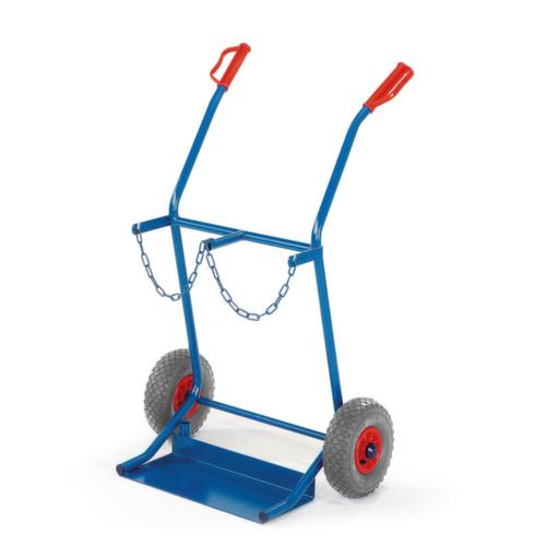 Rollcart Chariot à bouteilles, pour 2x20 l bouteille, bandage air
