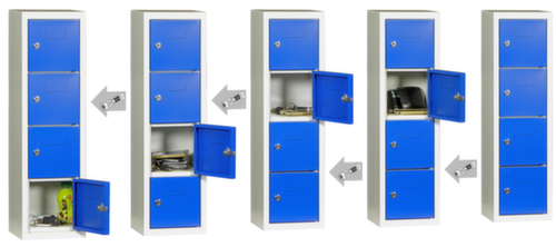 armoire multicases, 4 compartiments