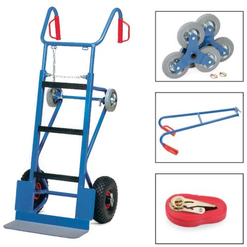 fetra Diable pour appareils pour charges lourdes et encombrantesforce 400 kgpelle lxP 550x190 mmen différentes exécutions