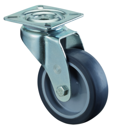 BS-ROLLEN Roulette pour machines, force 60 kg, TPE bandage