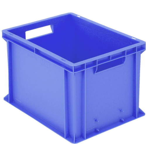 BITO Bac gerbable norme Europe, bleu, capacité 24 l