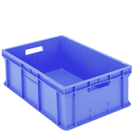 BITO Bac gerbable norme Europe, bleu, capacité 42 l