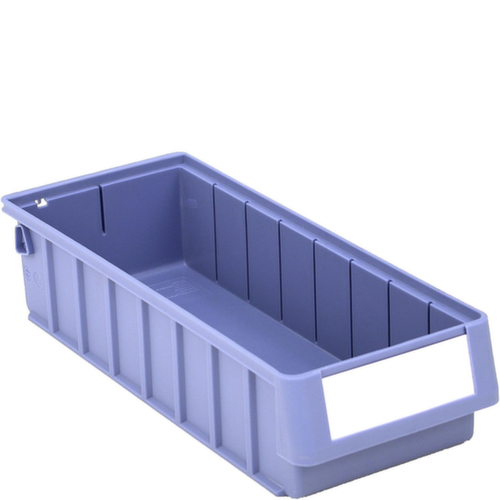 BITO bac compartimentable renforcé, bleu pigeon, profondeur 400 mm